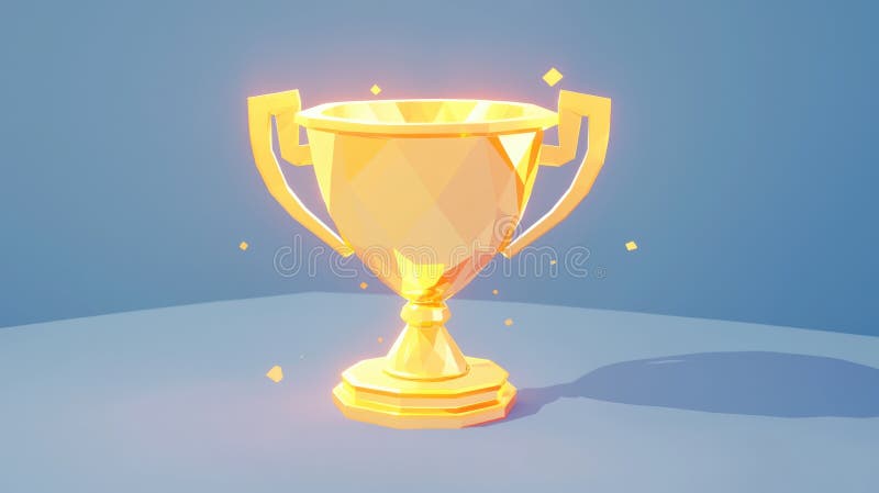 Golden trophy representing XM awards and recognition